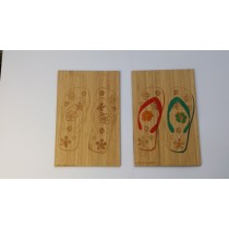 carte postale en bois a colorier