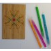 carte postale en bambou a colorier 